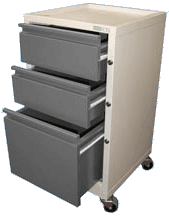 3 Drawer Accessory Trolley